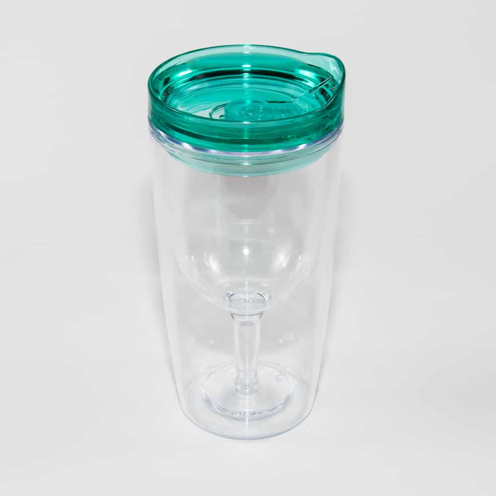 TraVino Wine Sippy Cup - Seafoam Green